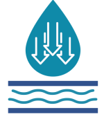 pictogramme représentant les nappes souterraines