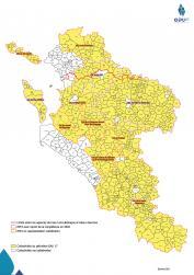 Carte des communes adhérentes à la compétence assainissement non collectif