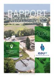 Photo de la couverture du RPQS assainissement collectif : station d'épuration de Saintes en travaux