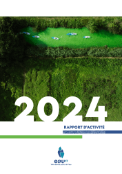 Couverture du rapport d'activité 2024