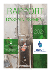 Couverture du RPQS Assainissement collectif 2024 d'Eau 17 