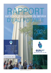 Couverture du RPQS Eau potable 2024 d'Eau 17 