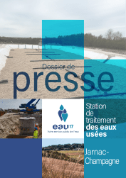 Couverture du dossier de presse - Inauguration de la station d'épuration de Jarnac-Champagne