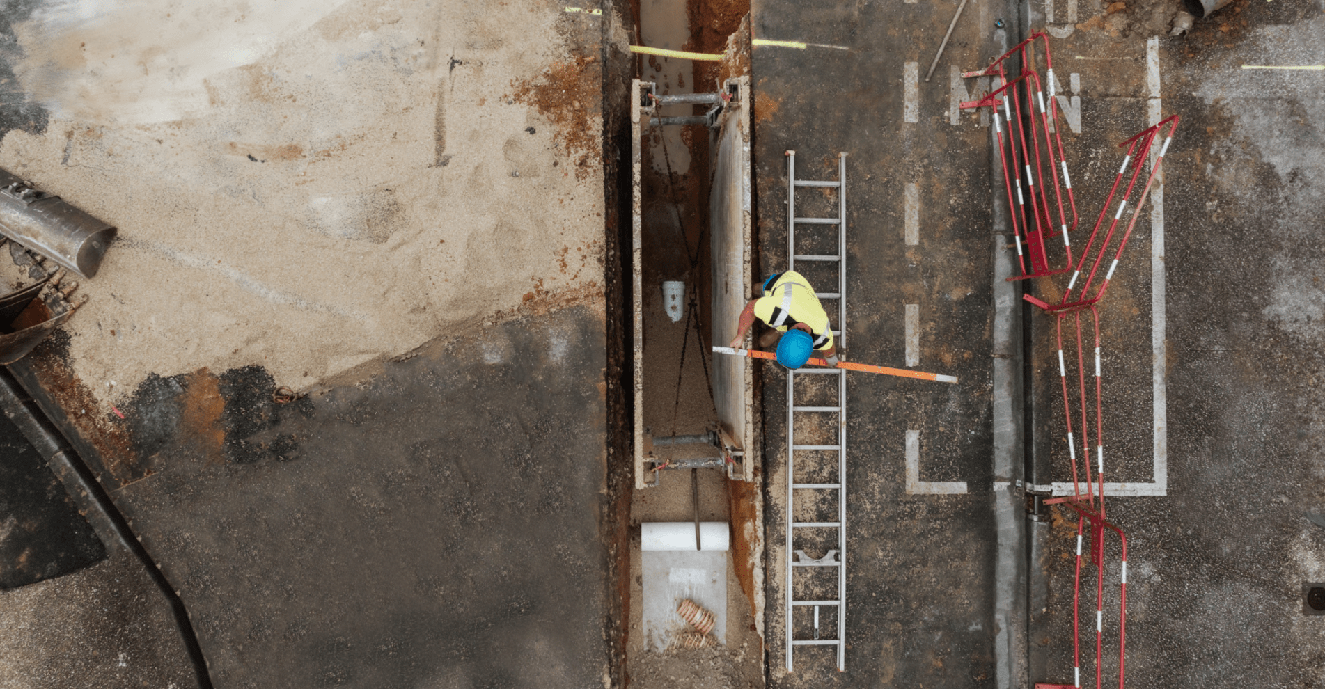 image de travaux de réhabilitation des réseaux