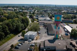 Photo aérienne de l'agence RESE Saintonge Romane