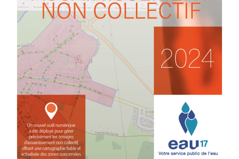 Couverture du RPQS Assainissement non collectif 2024 d'Eau 17 