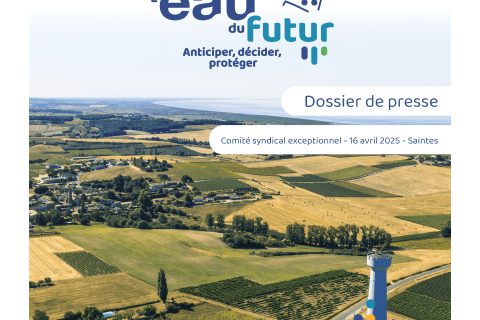 Couverture du dossier de presse du comité syndical exceptionnel - l'Eau_du_Futur