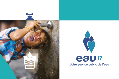 Visuel  page de couverture de la plaquette de présentation d'Eau 17