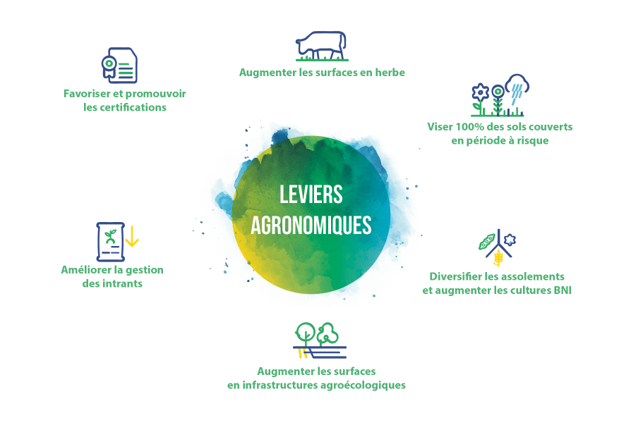 Description des 6 leviers ci-après